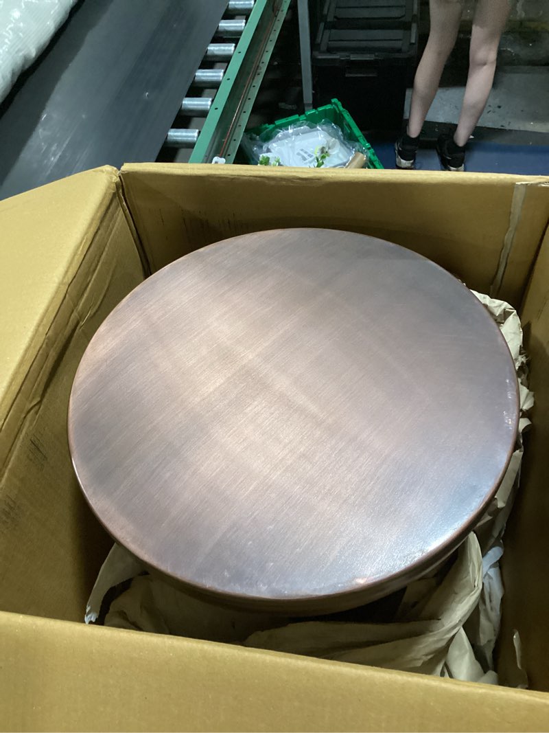 Condition photo showing Good Condition for moe's home collection arthur accent table metal brown