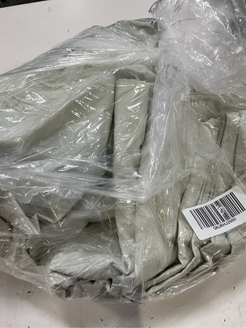 Condition photo showing Good Condition for organic crisp percale sheet set, queen, mist