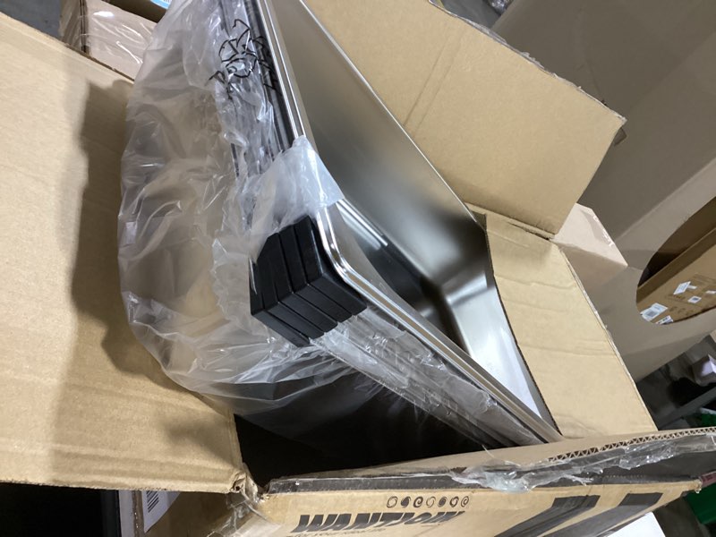 Condition photo showing As Is for WantJoin Steam Table Hotel Pans 1/1 Full Size 4 Inch Deep 6 Pack, Stainless Steel Metal Tray Sets Food Storage Container for Restaurant Chafing Dishes Commercial Buffet Warmer Catering Supplies 4" Deep 1/1 Size