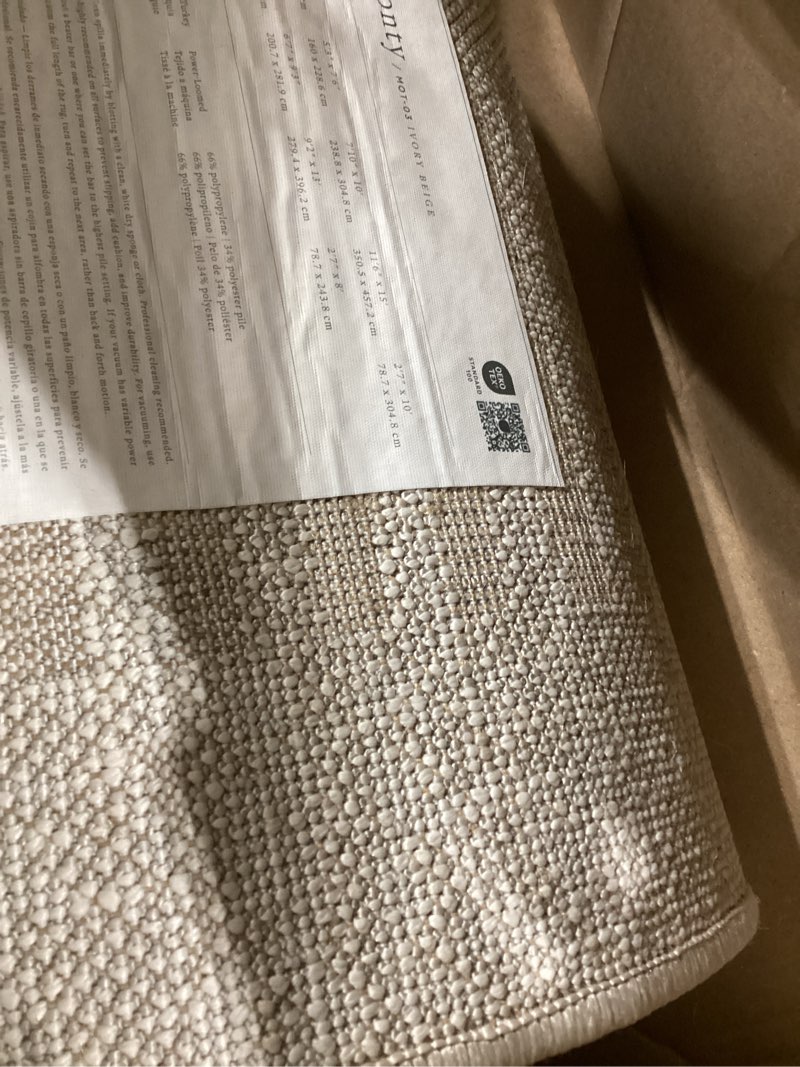 Loloi Amber Lewis Monty Collection MOT-03 Ivory/Beige 2'-7" x 8'-0", .50" Pile Height, Runner Rug