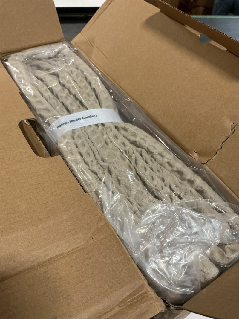 Condition photo showing Good Condition for phf ultra soft waffle weave blanket queen size 90"x 90"- washed lightweight breathable cozy woven blanket for bed - aesthetic decor for couch bedding sofa home car - khaki khaki queen(90" x 90")