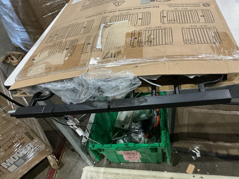 Condition photo showing Good Condition for cumbor 29.7-57" extra wide baby gate for stairs, mom's choice awards winner-dog gate for doorways, pressure mounted walk through safety child gate for kids toddler, tall pet puppy fence gate, black black 29.7"-57" w x 30.5" h