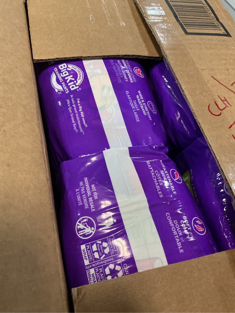 Condition photo showing Good Condition for pull-ups girls' potty training pants, size 2t-3t training underwear (16-34 lbs), 124 count (4 packs of 31) 2t-3t 124