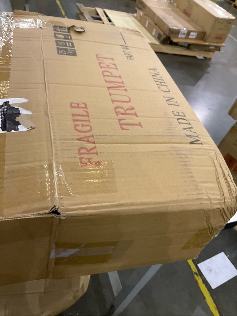 Condition photo showing Good Condition for Bb Standard Trumpet Set for Beginner or Advanced Student, Brass Student Trumpet Instrument with Hard Case, Cleaning Kit, 7C Mouthpiece and Gloves (Gold)