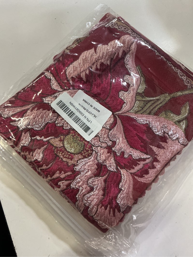 Condition photo showing New/Like New for szhelejiam vintage throw pillow covers 12x20 set of 2 | soft jacquard embroidered decorative cushion cases for sofa bedroom living room red10