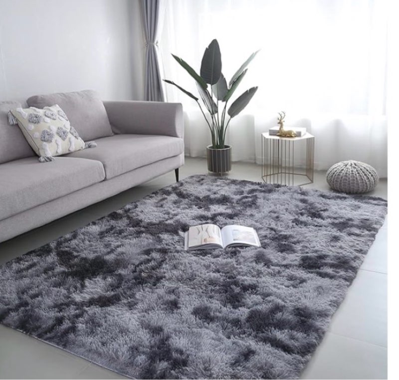 Soft and fluffy rugs for girls' room, woolly rug for girls' bedroom, large rug for boys' room, living room, fluffy nursery rug, woolly rug for teen bedroom decoration, 19.7 x 31.5 inches