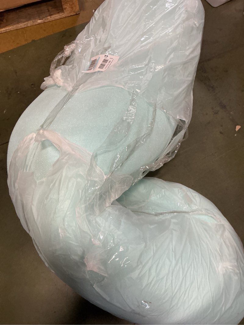 Condition photo showing As Is for Mellow AeroBreeze 4 inch Cooling Gel Swirl Memory Foam Mattress Topper, 