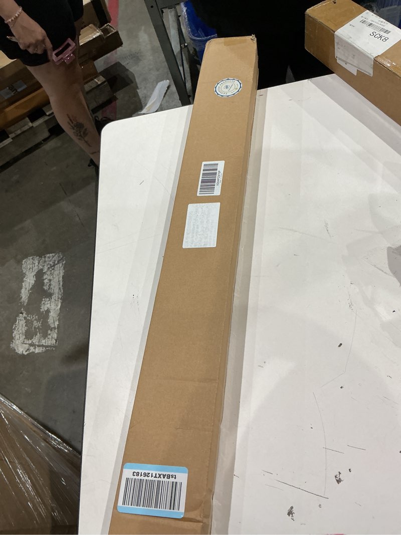 Condition photo showing New/Like New for changshade cordless cellular shades, blackout honeycomb shades for windows, pull down pleated blinds, easy to install for indoor windows and french doors,34" w x 48" h, taupe blackout taupe 34"w x 48"h