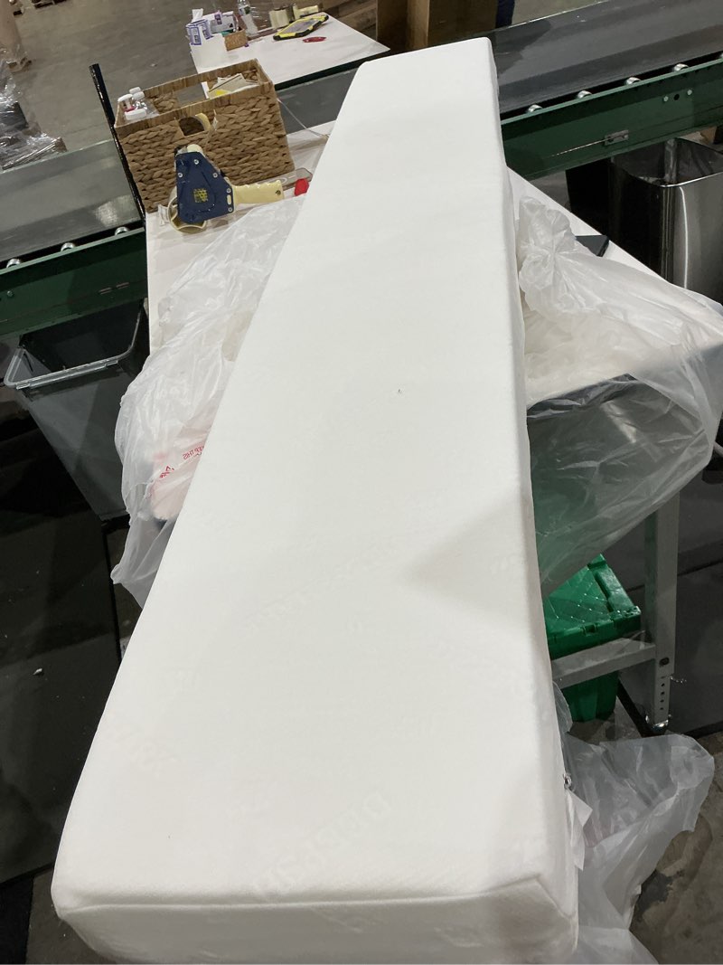 Condition photo showing As Is for item similar )))))deepshark bed gap filler for headboard, mattress gap filler for ,soft sponge pillow between headboard and mattress or wall,removable cover