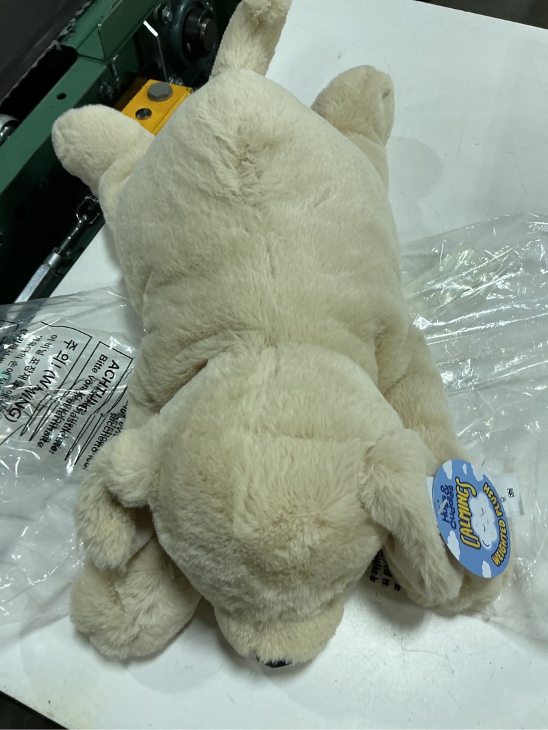 Condition photo showing Good Condition for hugs & cuddles 18  weighted plush labrador  soft sensory companion for ages 3+