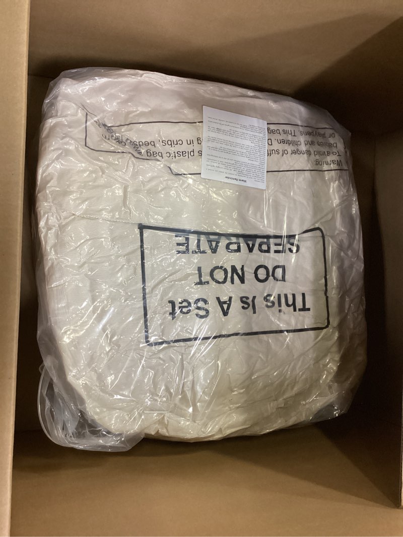 Condition photo showing New/Like New for Jerify 6 Pcs Round Floor Pillows Cushions 22 x 22 Inch Large Flexible Seating Cushion Classroom Furniture Floor Pillow for Kids Adults Home Daycare Preschool Yoga Meditation Gift (Beige) Round Beige 6