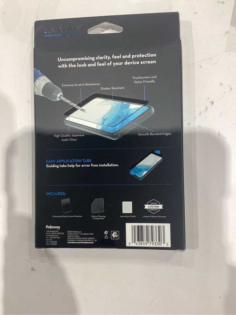 Condition photo showing Good Condition for duraglass tempered glass screen protector for samsung galaxy a54 5g