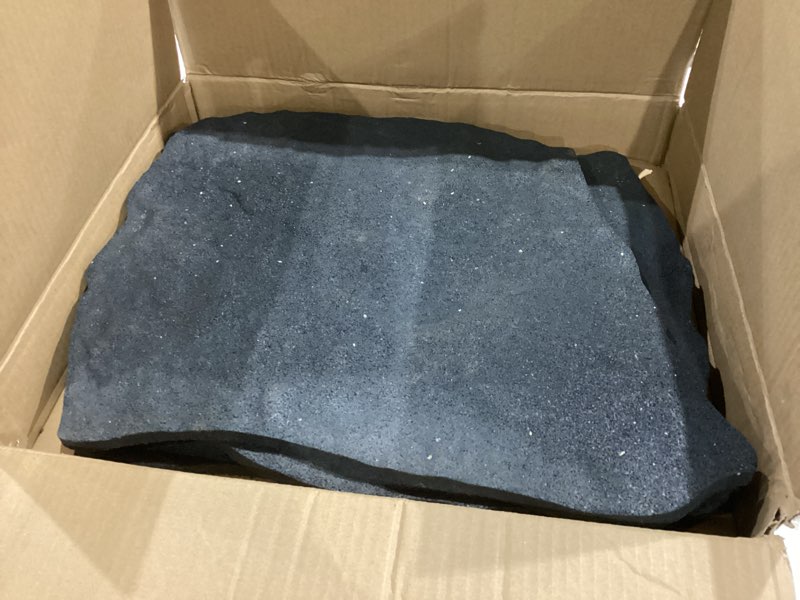 Condition photo showing As Is for 3 pack rubber stepping stones outdoor garden rubber pavers pathway walkway paving stones