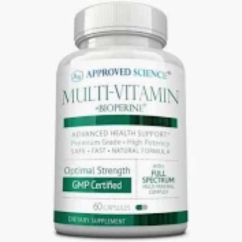 (Best by 08/2025) Approved Science Multi-Vitamin - with Full-Spectrum B-Vitamins, Green Tea, Lutein, Lycopene, Zeaxant