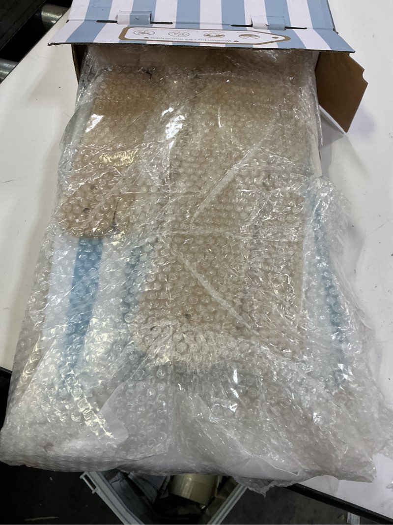 Condition photo showing New/Like New for PairPear Grocery Store Pretend Play, Wooden Toys Lemonade Stand for Kids, Natural Style Market Stand Play Food Sets. Grocery Market