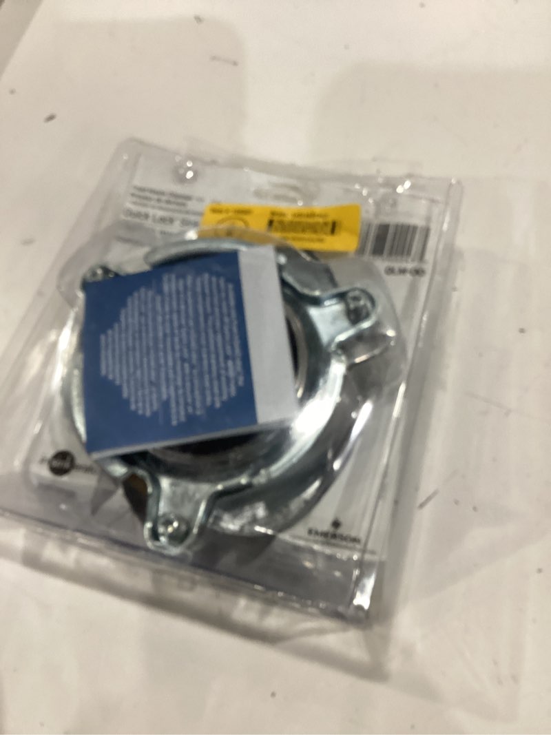 Condition photo showing As Is for insinkerator stainless steel garbage disposal sink flange
