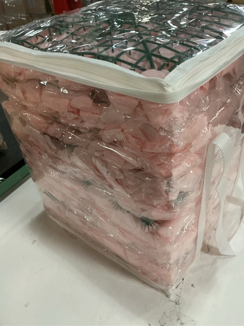 Condition photo showing New/Like New for YOUMEHOME Flower Wall Backdrop Artificial Flowers - 5ftx3.74ft Flower Wall Floral Wall Panels for Wedding Backdrop - Home Party - Baby Shower Decoration Peach 5ftx3.74ft