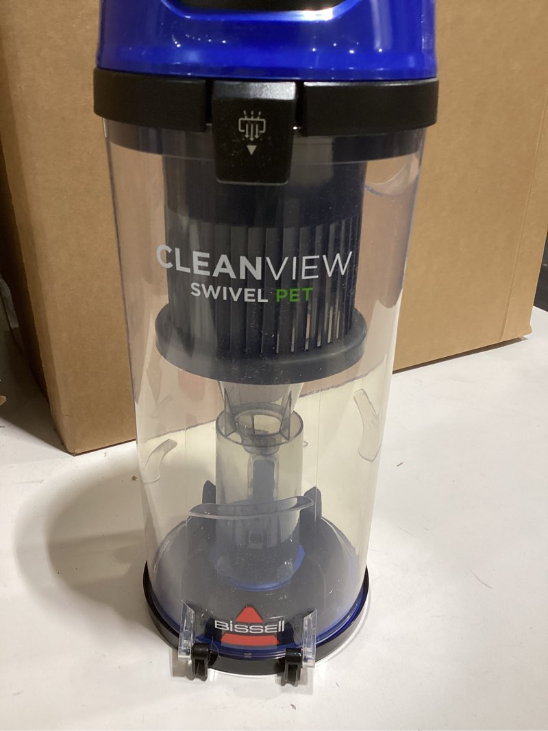 Condition photo showing As Is for CleanView Swivel Pet Upright Vacuum