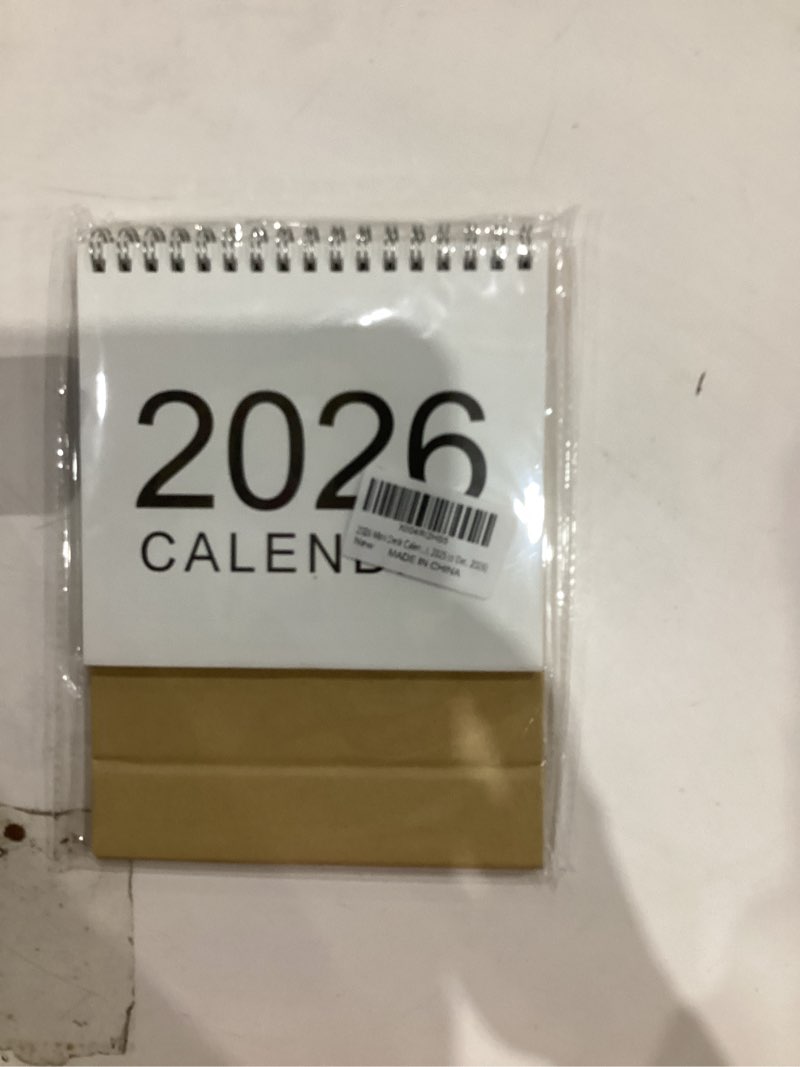 Condition photo showing New/Like New for 2026 Mini Desk Calendar Monthly Simple Style Flip Calendar 6.5" x 6" (Oct. 2025 to Dec. 2026) Simple Style 2026