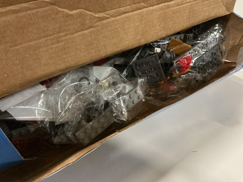 Condition photo showing As Is for LEGO City Yellow Mobile Construction Crane Toy Set for Boys and Girls, Long Extendable Boom and 4 Worker Minifigures Included for Imaginative Role Play, Construction Toy Birthday Gift for Kids, 60409