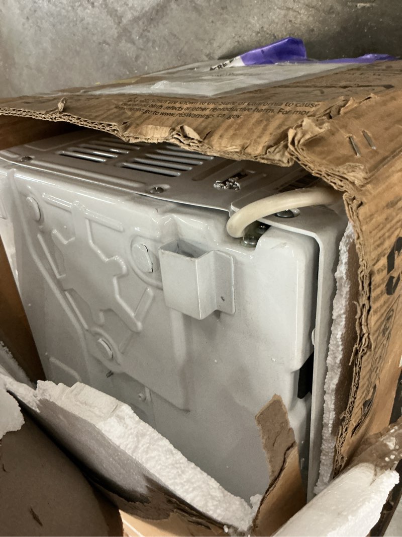 Condition photo showing As Is for window air conditioner 6,000 btu with wifi, energy saving window ac unit cools up to 250 sq.ft. with remote & app control & timer, 115v air conditioner for bedroom, living room, and small room