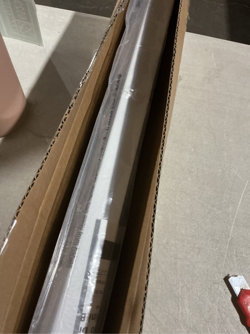 Condition photo showing Good Condition for lazblinds no tools no drill 1" vinyl mini blinds, cordless blinds for windows, light filtering horizontal window blinds & shades, 30" w x 72" h, white cordless-white 30" w x 72" h
