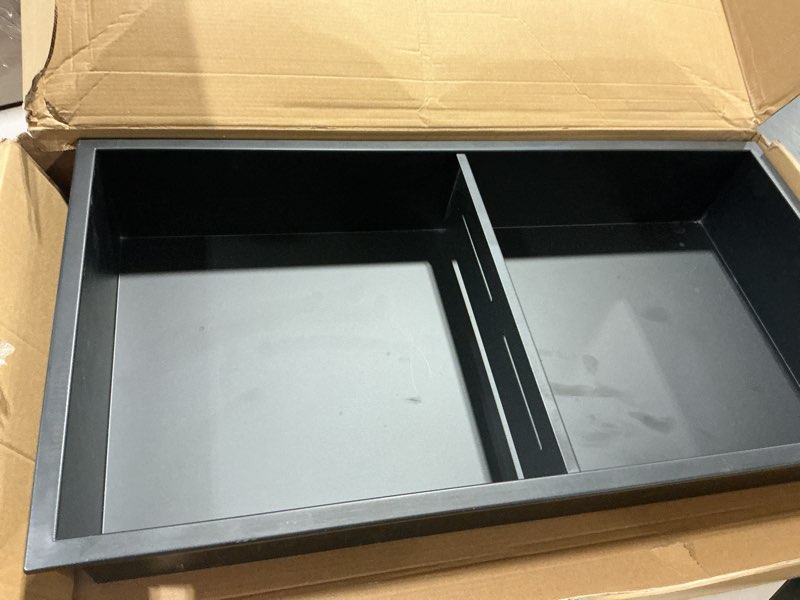 Condition photo showing Good Condition for bernkot stainless steel shower niche 24" x 12" matte black no tile needed wall niche double shelves recessed shower shelf for bathroom storage