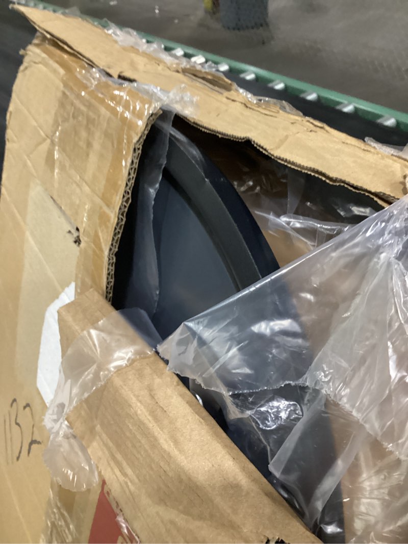 Condition photo showing Good Condition for narcissus full length mirror 57x16 inch, over the door mirror with stand, wall mounted or freestanding/door hanging full body, aluminum alloy frame, black black arch 57"l x 16"w