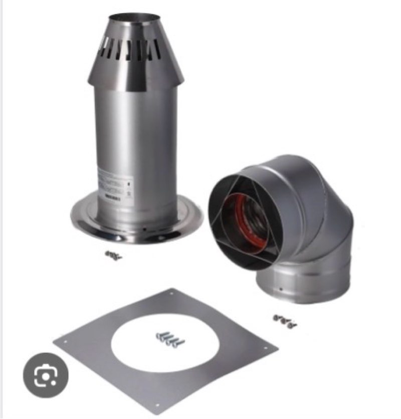 Rheem ProTech Horizontal Vent-Cone Termination Kit (2 in. x 4 in. Wall) - RTG20281-1