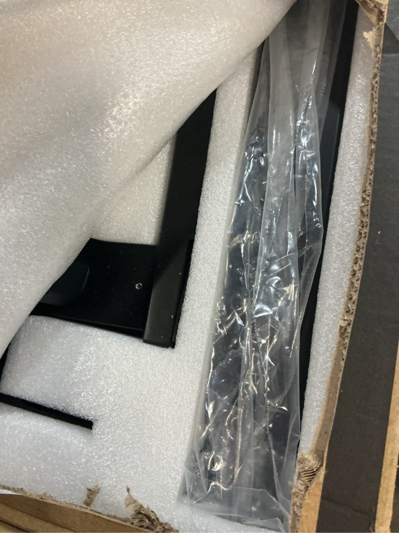 Condition photo showing Good Condition for hawkrown freestanding bathtub faucet, floor mount bathtub faucet with 2 water outlet modes, swivel gooseneck spout with hand shower,single handle, max flow rate 7.4 gpm (waterfall-black)