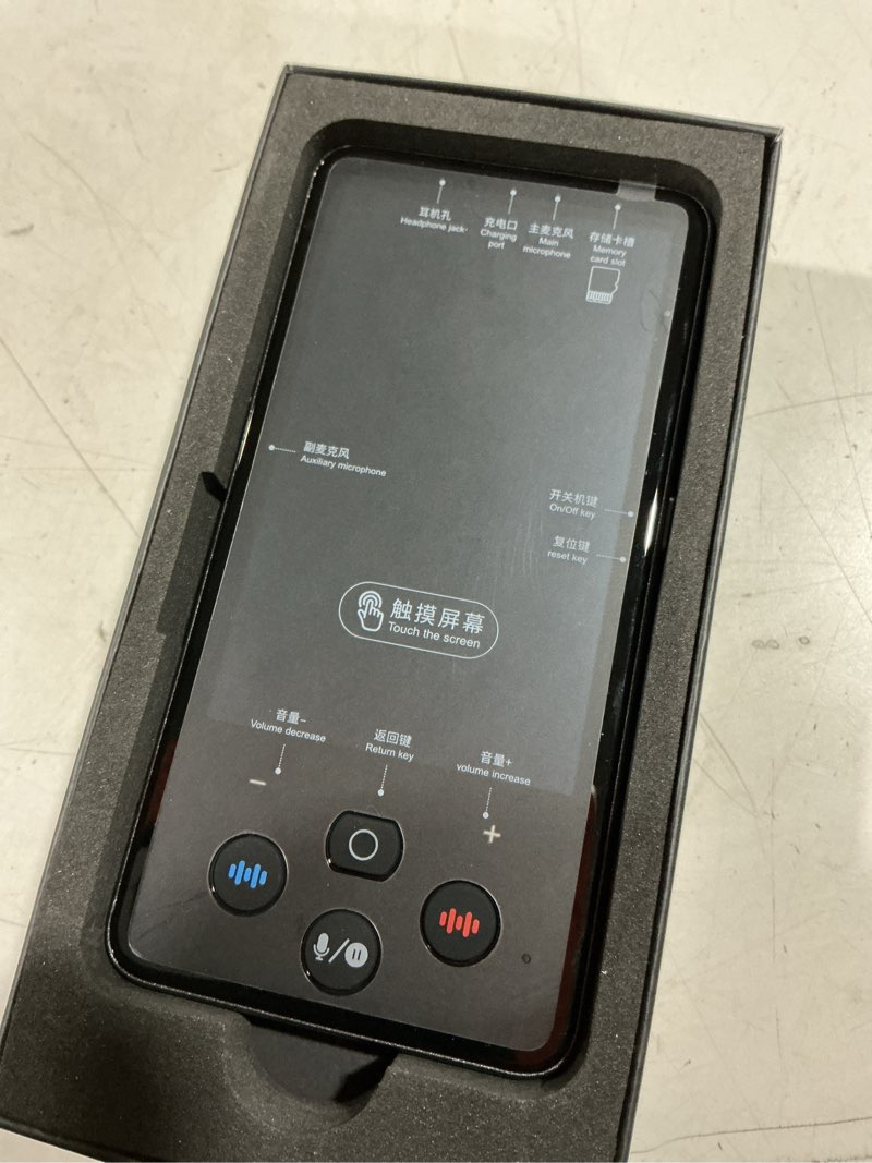 Condition photo showing New/Like New for language translator device, real time translation device for 138 languages/chatgpt/offline/recording/photo translator, 3.97" touch screen, portable translator for business travel learning silver