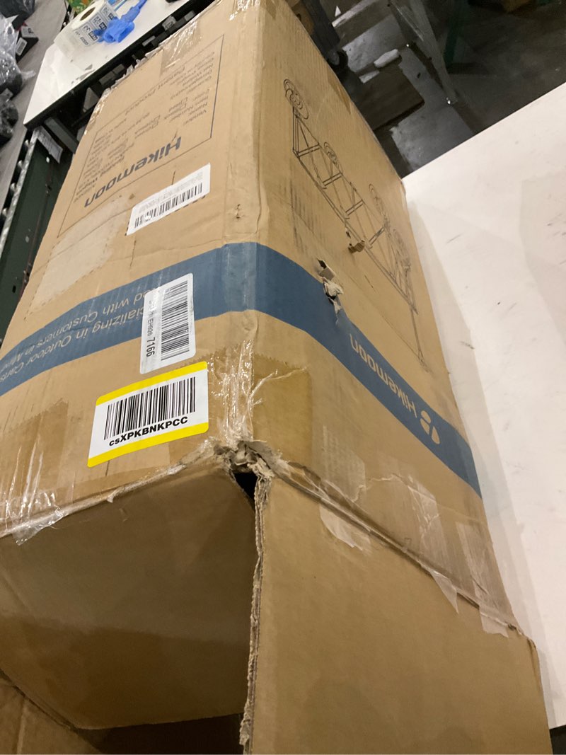 Condition photo showing As Is for 300L Extra Large Wagons Carts Foldable, 560LBS Heavy Duty Collapsible Beach Wagon 48" Long with Big All-Terrain Wheels, Utility Folding Cart for Camping, Grocery, Sports, Garden, Black