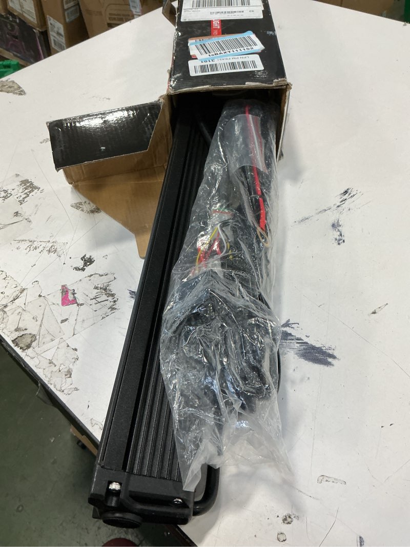 Condition photo showing Good Condition for Nilight LED Light Bar with Amber DRL 19.5 Inch 75W Single Row Offroad Light Anti-Glare Flood Spot Combo Slim Light Bar IP68 w/ 16AWG DT Wiring Kit for Pickup Truck SUV ATV UTV Boat 4x4 Jeep 19.5Inch DRL Light +Wiring Kit Amber DRL