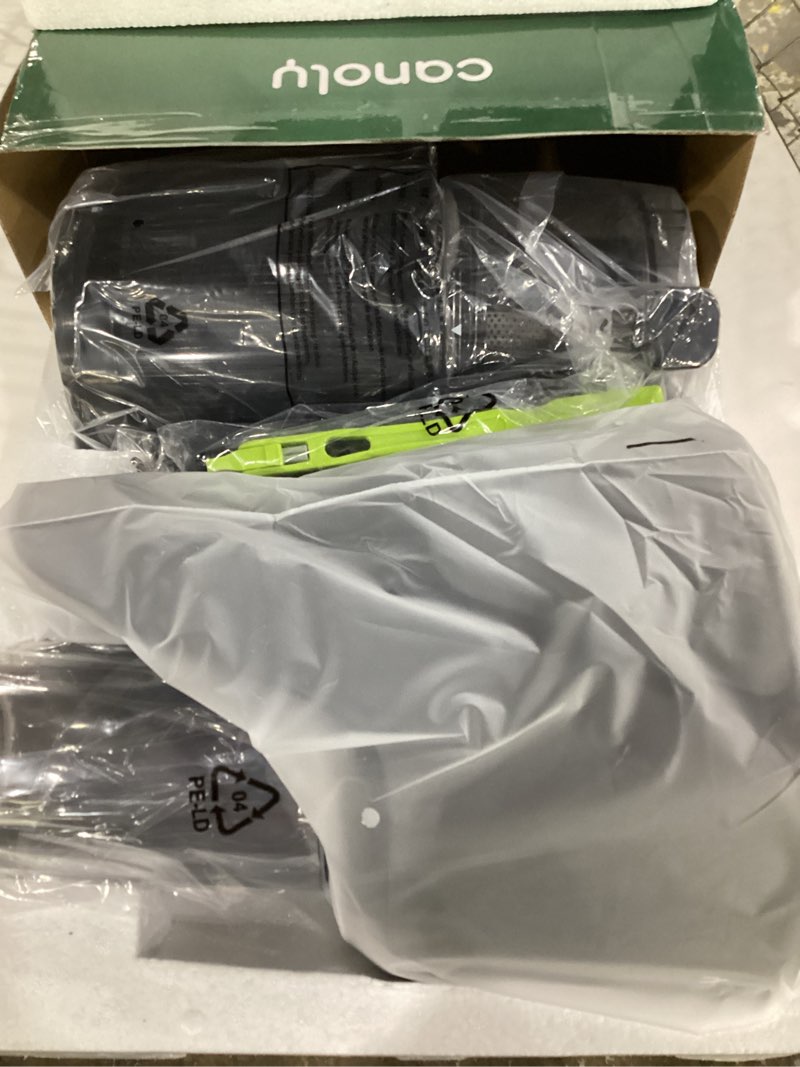 Condition photo showing Good Condition for NOT TESTED Canoly C16 Cold Press Juicer, 6\" Extra Wide Feed Chute, 3-IN-1 Strainers (Juice & Sorbet & Nut Milk), Powerful AC Brushless Motor, Self Precut System, Juicer Machines with BPA-Free (Space Gray)