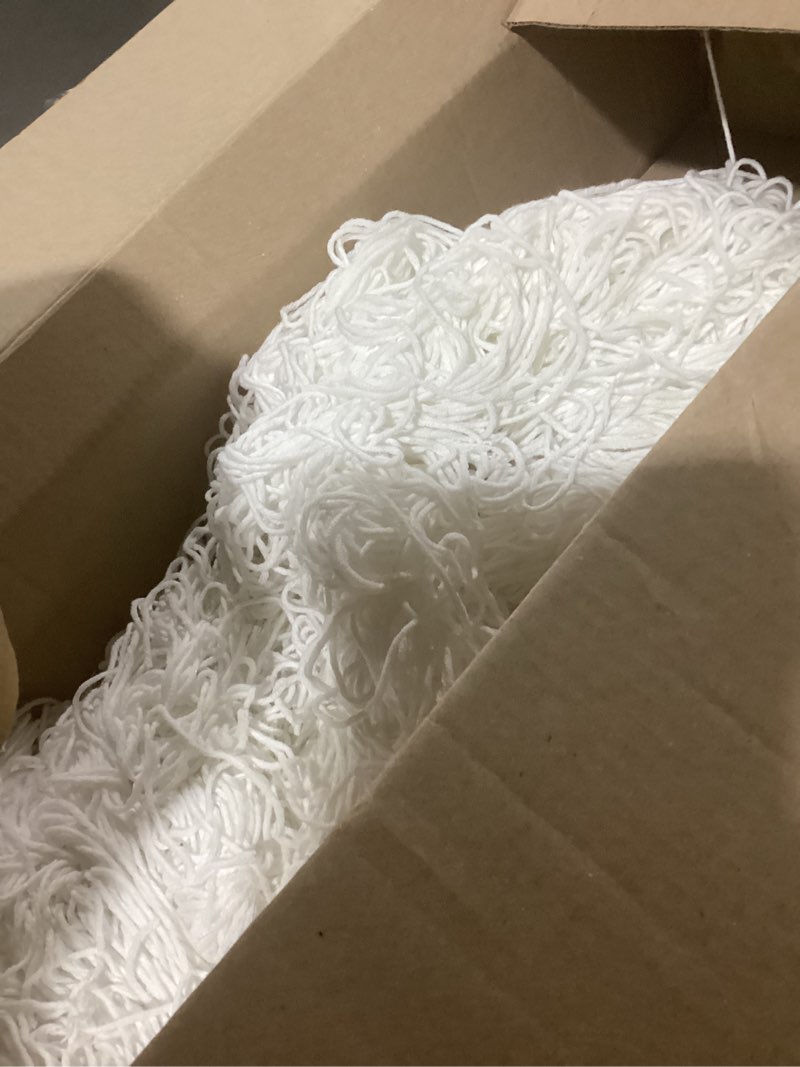 Condition photo showing Good Condition for Macrame Wall Hanging Large Macrame Wall Decor Yarn Art 57" W x 41" L For Headboard Bedroom Living Room Craftsmanship Fiber Home Art Ivory