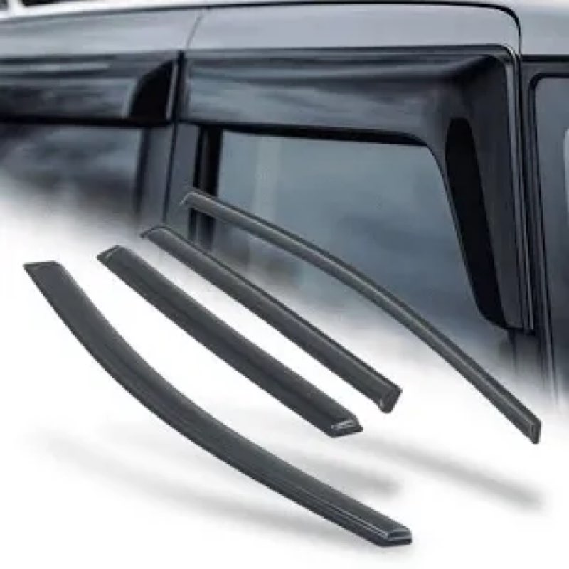 Compatible with 2017-2022 Honda CR-V CRV, Sun Visor Shield, Tape-On 4 pcs NEW