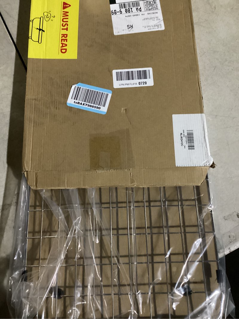 Condition photo showing Good Condition for serene valley sink bottom grid 24-1/8" x 12-5/8", centered drain with corner radius 1-1/2", sink protector nlw2412c