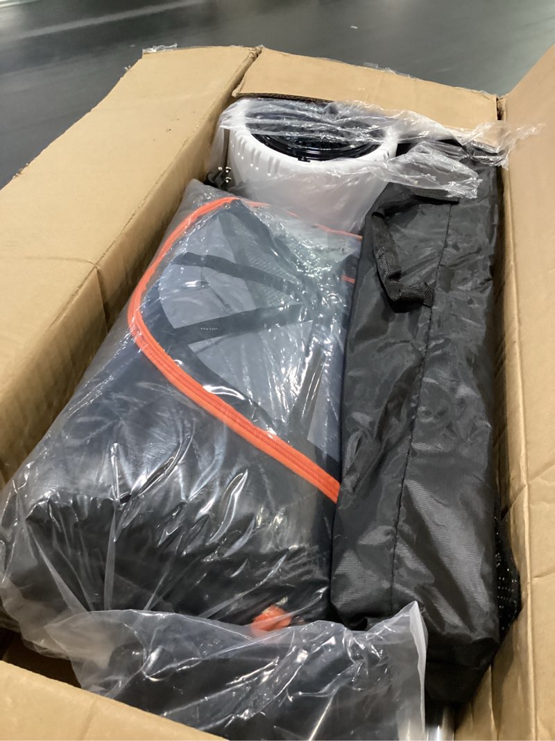 Condition photo showing Good Condition for Far Infrared Sauna Box, Portable Dry Sauna with Red Light Therapy for Detoxification, Relaxation, Carbon Crystal Heating,9 Levels, 5.9'×2.9'×2.6'