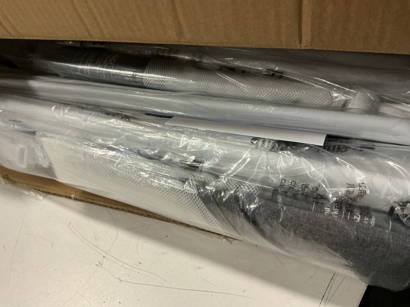 Condition photo showing Good Condition for 3-piece california king size bed rails for toddlers, with headboard rod -height adjustable baby' safety bed rails guard for california king size bed(3pack 82.7"x82.7"x70.8"-gray) grey california king size-82.7"x82.7"x70.8"