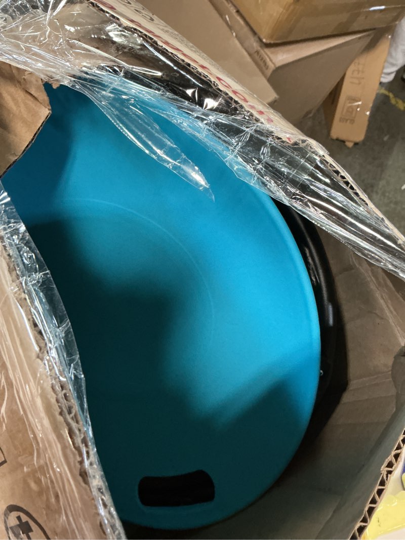 Condition photo showing As Is for Spinning Chair for Autistic Kids - Sensory Spinning Chair for Autistic Children with Safety Handle & Non-Slip Design, Sensory Swivel Chairs for Kids 3-8 Years(Blue)