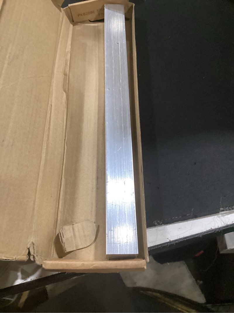 Condition photo showing As Is for uxcell square aluminum flat bar, 3/4" thickness 1" width 12" length square 6063 aluminum flat plate, 20 x 25 x 305mm solid mill stock 3/4" t x 1" w x 12" l 1