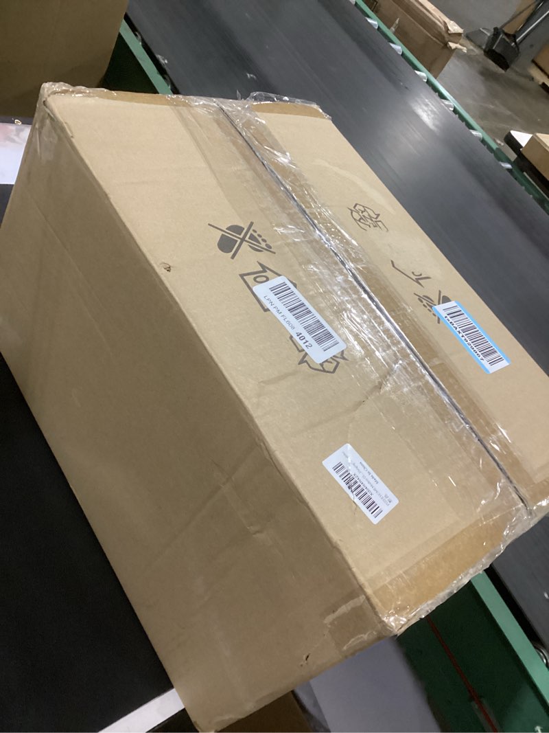 Condition photo showing Good Condition for PUZHI HOME 6-Light Gold Modern Chandelier, Milk Glass Globe Pendant Light for High Ceiling, Dining R