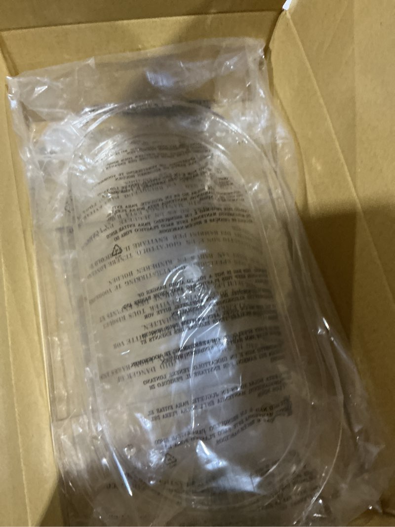 Condition photo showing Good Condition for huang acrylic clear covered oval serving food tray | servware with lid used for appetizers, snacks, and shareable entries | perfect for parties, holidays, celebrations, or everyday use 15" x 8.5" x 5.5"