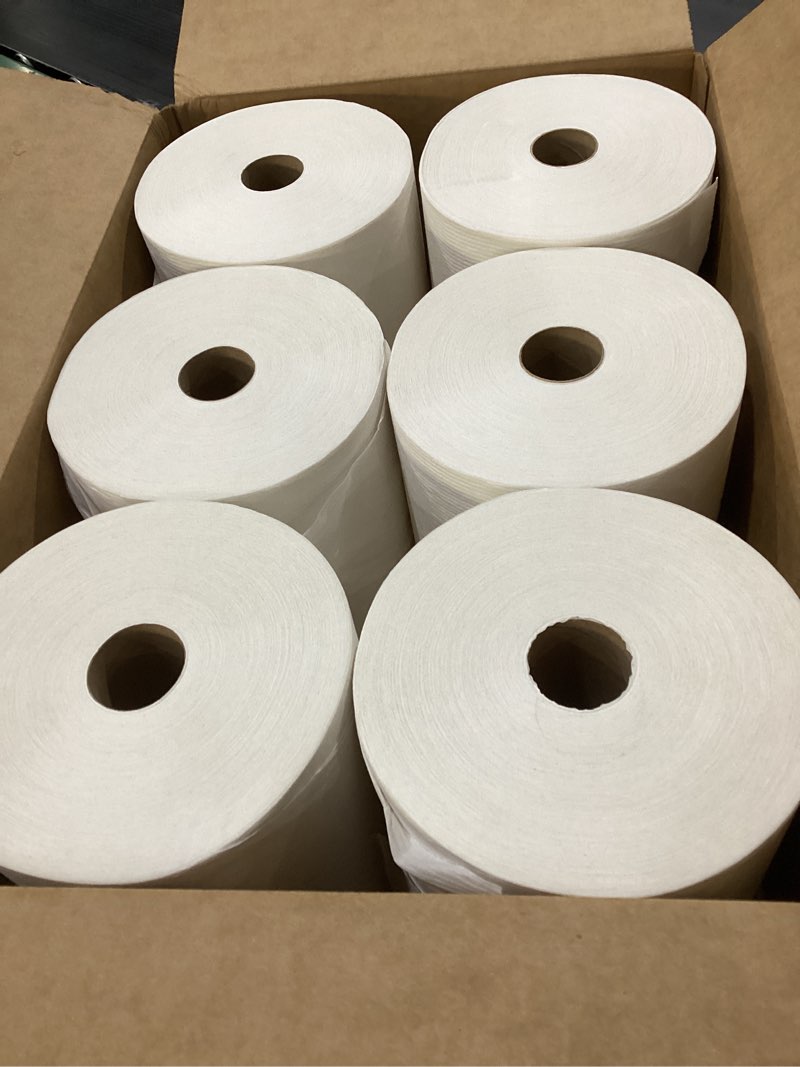 Condition photo showing New/Like New for Scott Essential Plus Hard Roll Towels 8  x 600 ft  1.75  Core dia  White  6 Rolls/CT