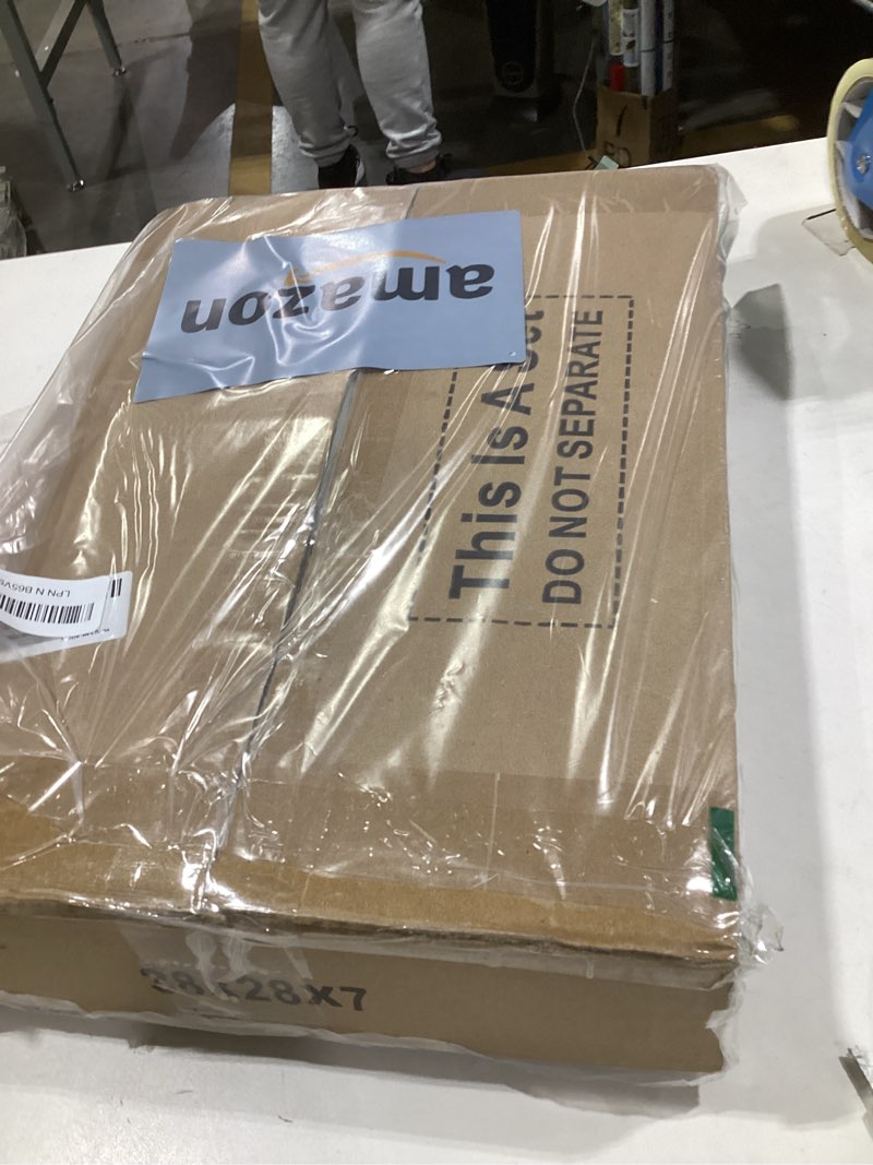 Condition photo showing As Is for Fitable 6 Pack Ivory Round Table Clothes - 70 Inches in Diameter - Stain Resistant and Washable Tablecloths, Polyester Fabric Table Covers for Wedding, Party, Banquet, Gathering Ivory 70 In Round, 6 Pack