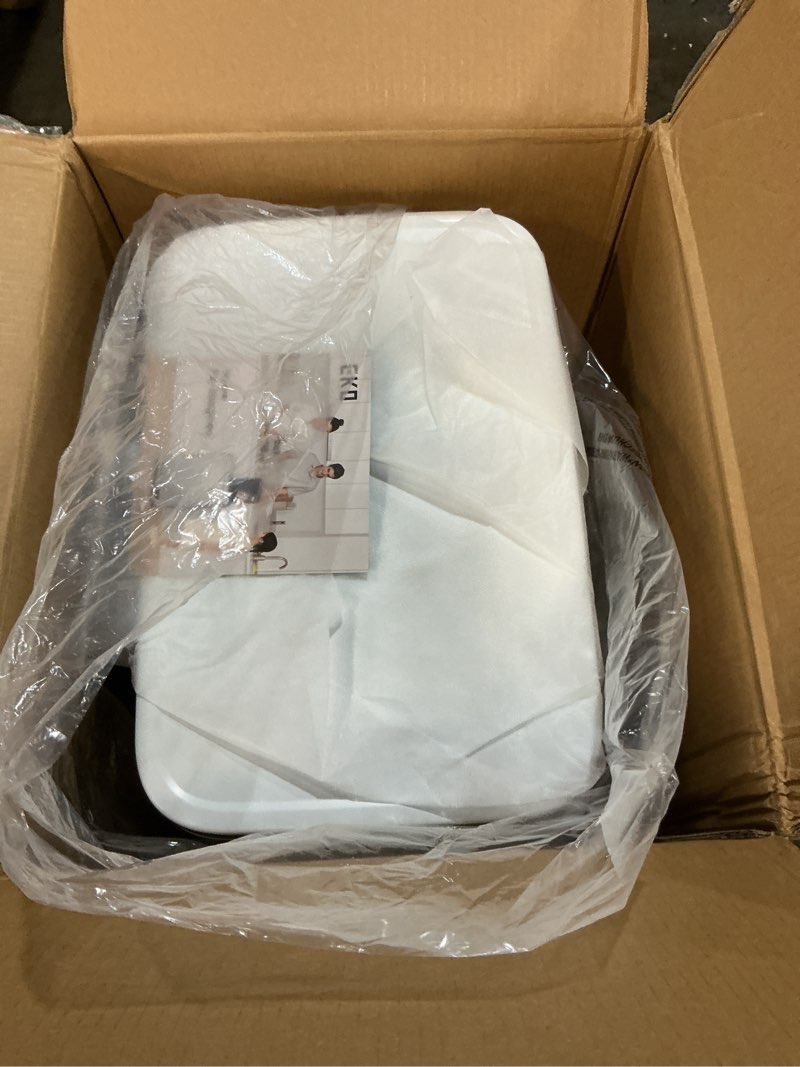 Condition photo showing Good Condition for EKO Madison Matte White 50 Liter/13.2 Gallon Step Trash Can with Inner Liner - Fingerprint Resistant Finish 50L Matte White