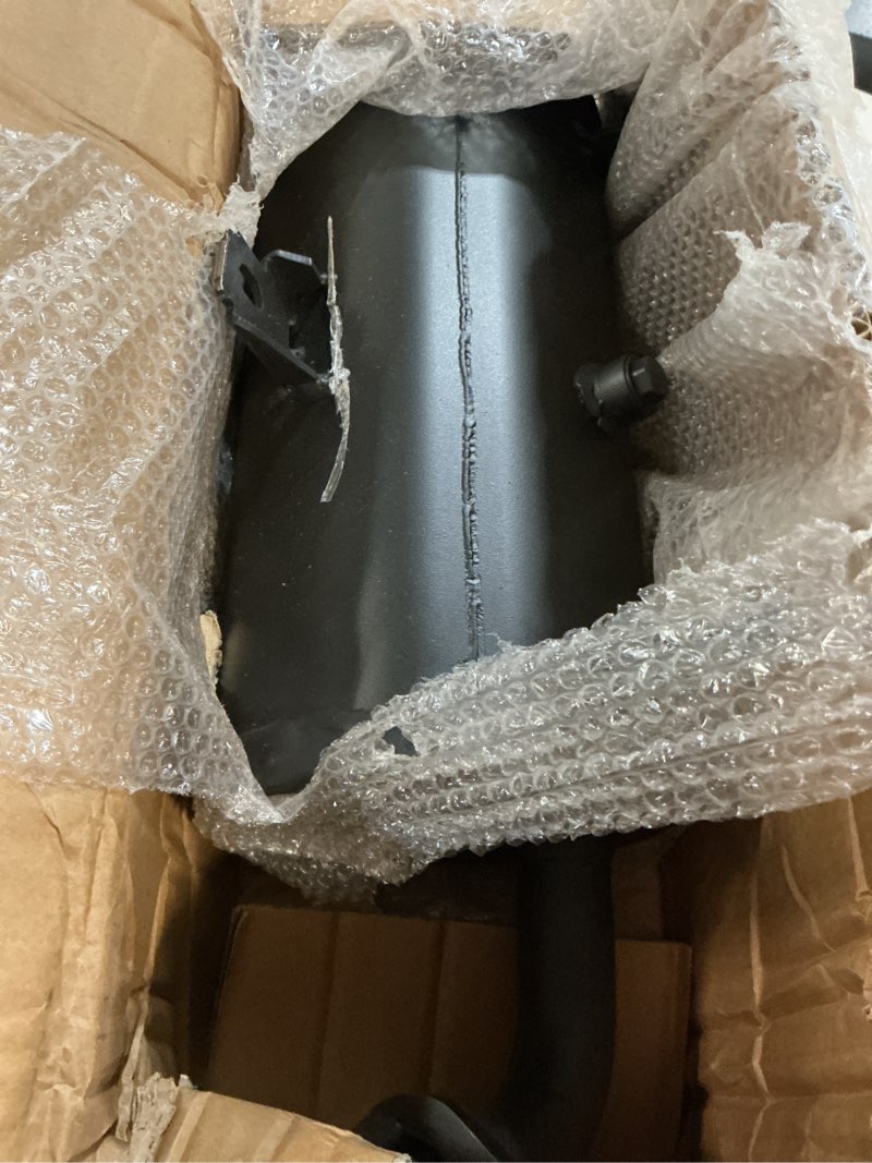 Condition photo showing Good Condition for ztuoauma exhaust muffler 18091-0235 18091-0487 with gasket 11061-0132 compatible with 2004-2020 kawasaki mule 600 2x4 610 4x4 sx kaf400 utvs