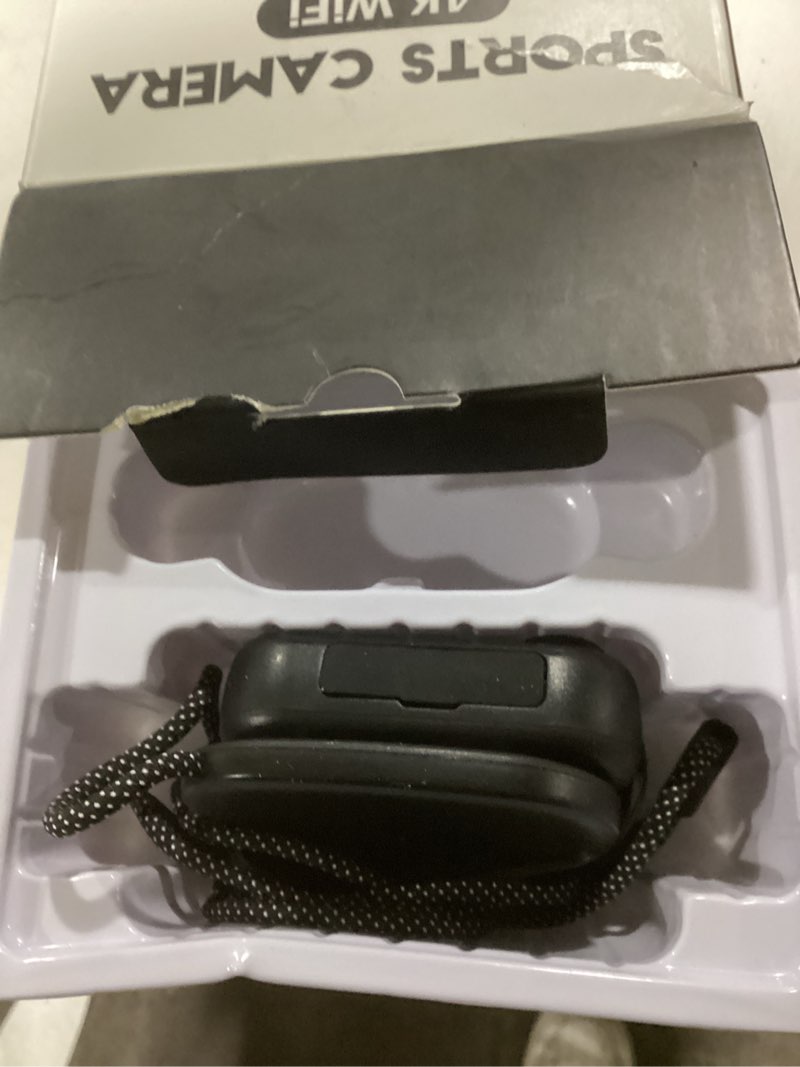 Condition photo showing New/Like New for H8 64GB 4K Thumb Action Camera, Mini Body Cameras, Wearable Pocket Vlogging Camera, Multiple Accessory Mount Anywhere Small Portable Hands-Free Helmet Cam for Work, Cycling, Travel, Pet Walking (Black