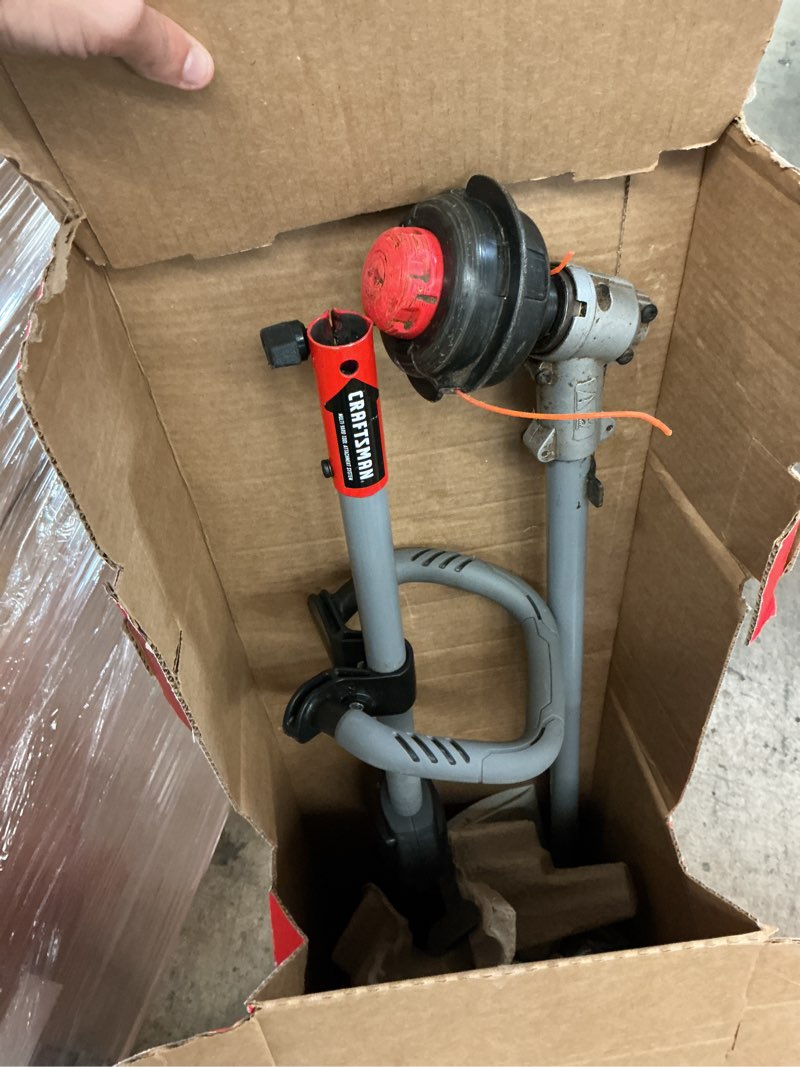 Condition photo showing New/Like New for craftsman ws2200 25-cc 2-cycle 17-in straight shaft attachment capable gas string trimmer