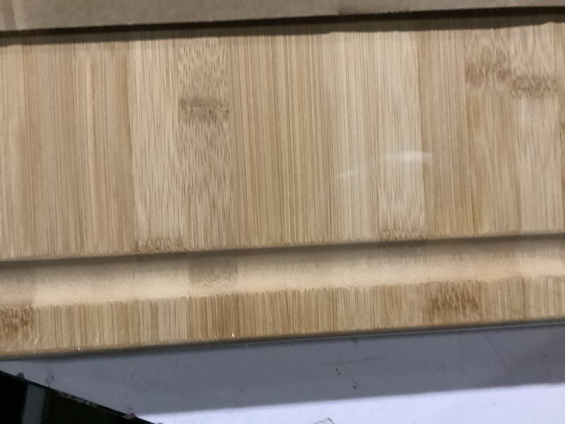 Condition photo showing New/Like New for utoplike extra large xxxl bamboo cutting board 24 x16 inch, largest wooden butcher block for turkey, meat, vegetables, bbq, over the sink chopping board with handle and juice groove, thickness 1.25" 24"l x 16"w bamboo
